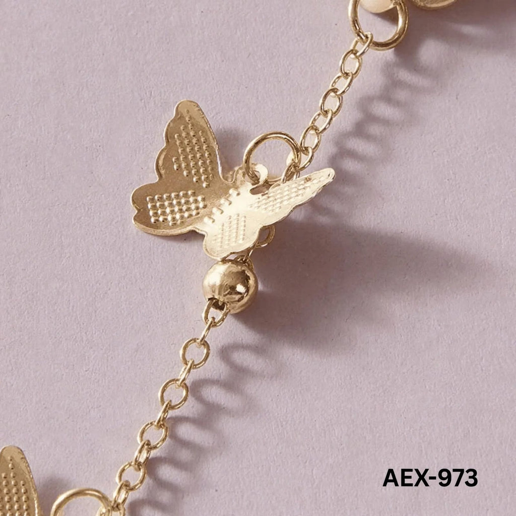 1PC Korean Butterfly Anklet Baraclet